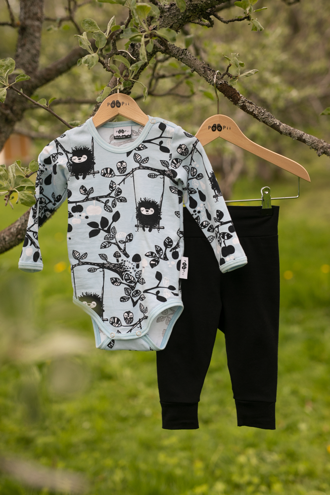 PAAPII DESIGN Baby Leggins, musta