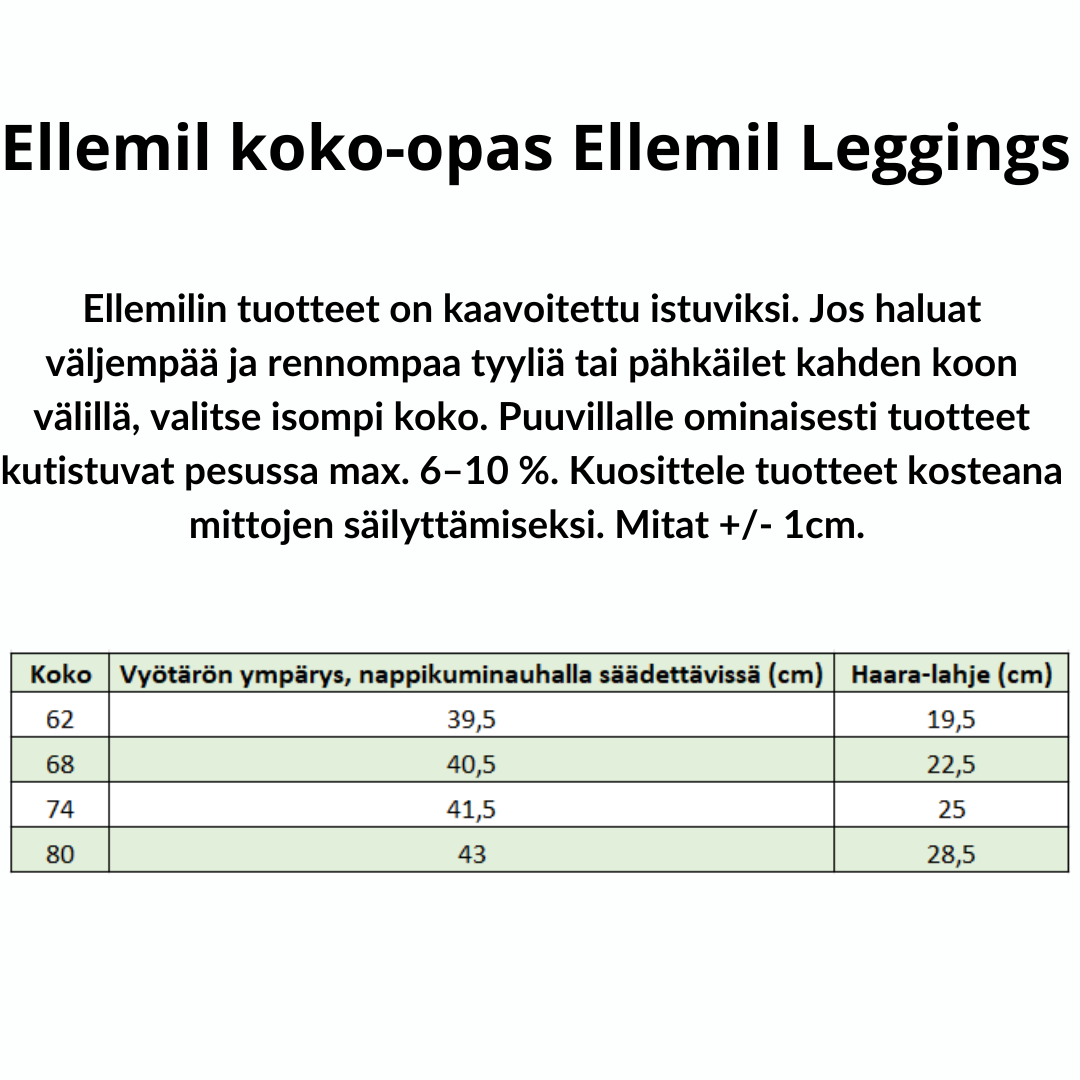 ELLEMIL Ellemil Leggings, salmiakki