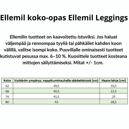 ELLEMIL Ellemil Leggings, salmiakki