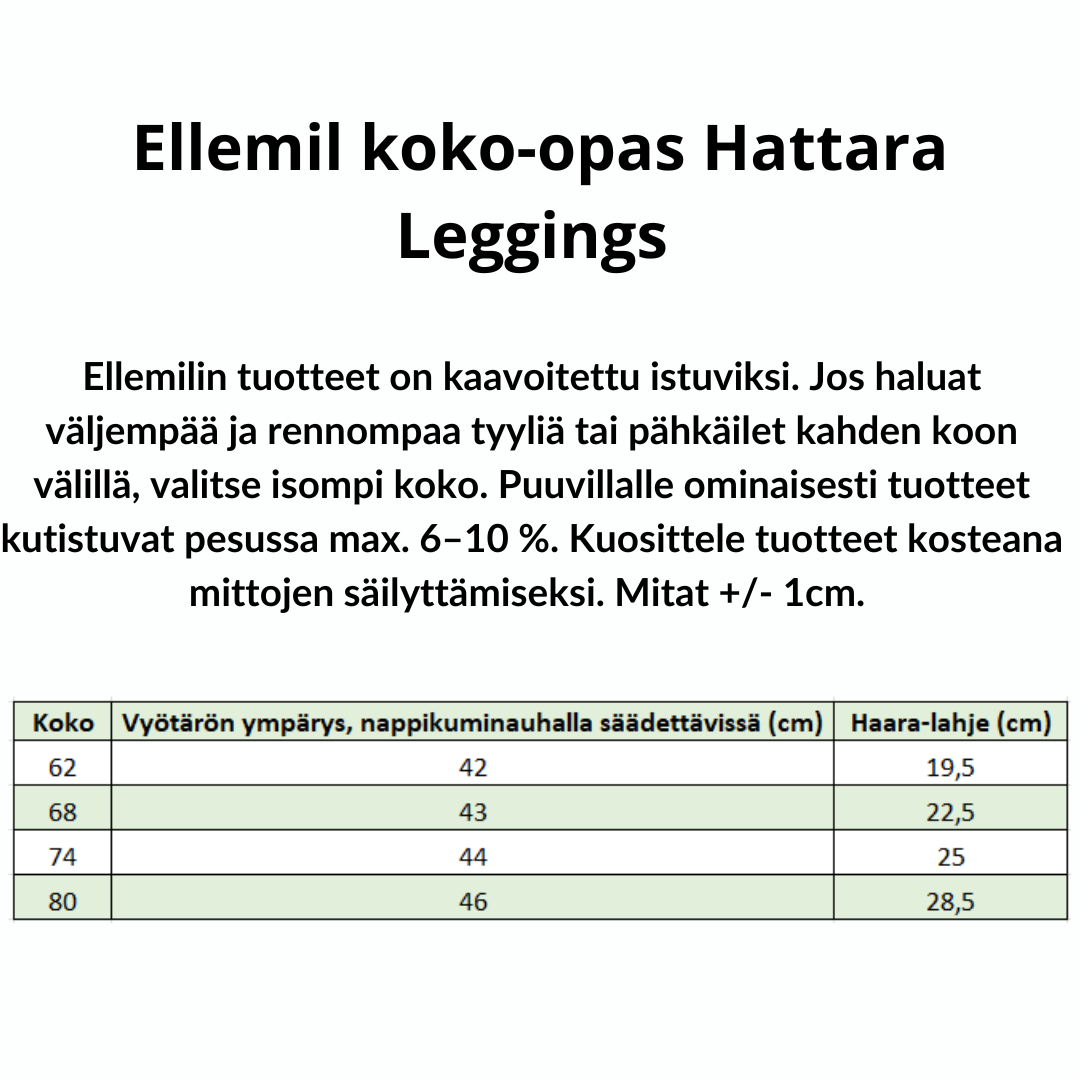 ELLEMIL Hattara Leggings, mustikka