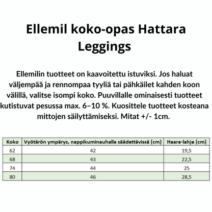 ELLEMIL Hattara Leggings, mustikka