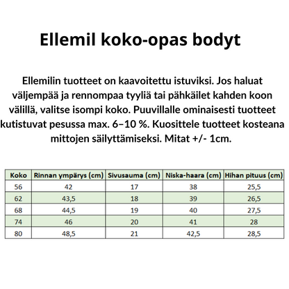 ELLEMIL Piparelle Body, kaura
